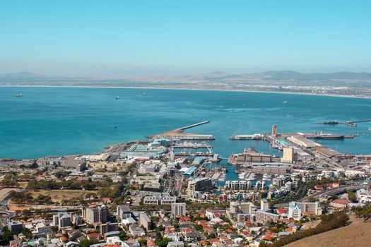 View of V&A Waterfront, Cape Town, South Africa, Africa