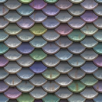 Seamless fish scale background