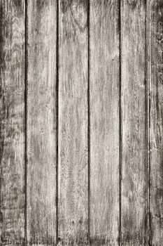Old grunge wood panels background - vertical and gray
