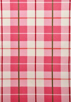 Red and white checked pattern