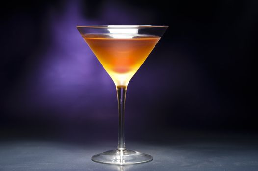 A image of a single Rob Roy Cocktail