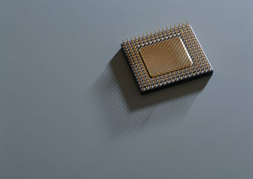 Computer microchip CPU