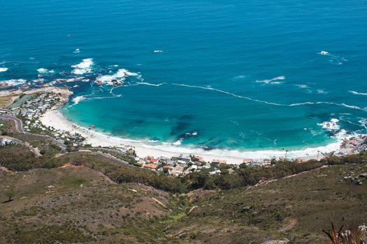 Image of Clifton Beach from Lions Head, Cape Town, South Africa