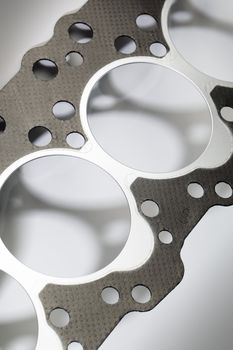 Detail of a new Head Gasket car engine part.