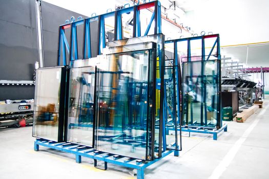 Glass window factory