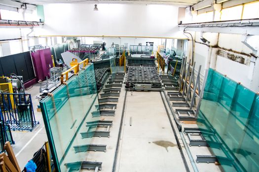 Glass window factory