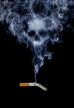 Cigarette with deadly smoke
