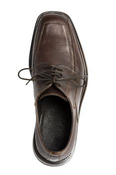 Men's dress shoe, brown leather