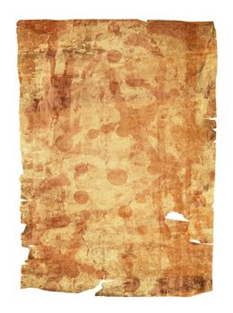 Image of a dirty paper with added stains in photoshop.