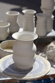 Clay pots