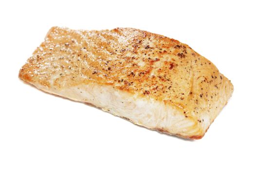 A Piece of fried salmon fillet