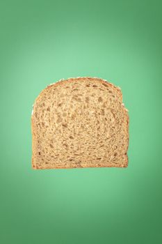 A Slice of wheat toast bread