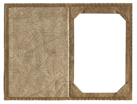 Antique cardboard photo frame from ca. 1900