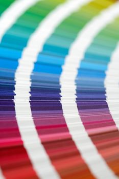 CMYK printing color swatches