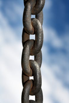 Rusty but strong chain