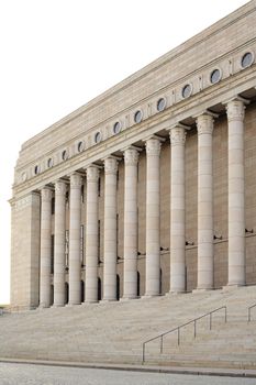 Finnish Parliament "eduskunta" house located in Helsinki