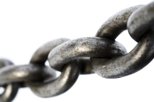 Strong chain. Short depth-of-field.