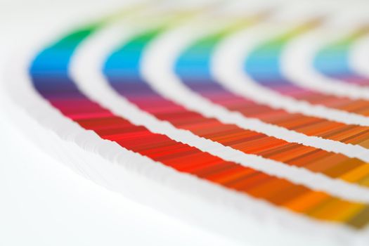 CMYK color swatches