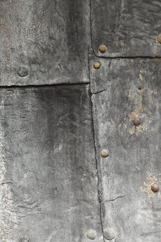 Background texture of an old metallic door.