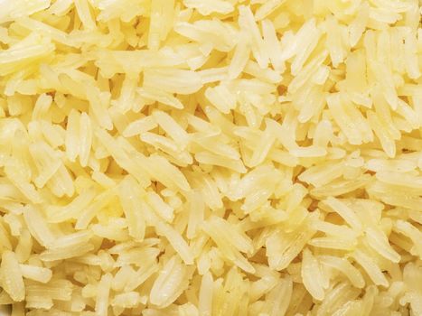 close up of buttered rice food background