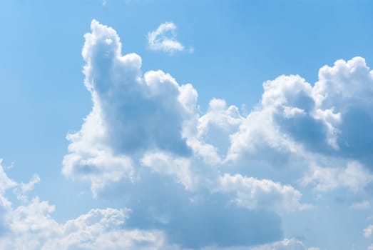 Blue sky with clouds