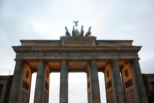 Brandenburg gate of one of the many attractions berlin