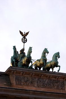 Brandenburg gate of one of the many attractions berlin