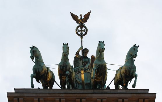 Brandenburg gate of one of the many attractions berlin