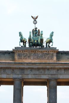 Brandenburg gate of one of the many attractions berlin