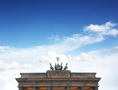 Brandenburg gate of one of the many attractions berlin