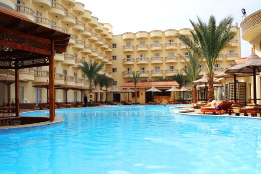 pool of marble stones and crystal clean water