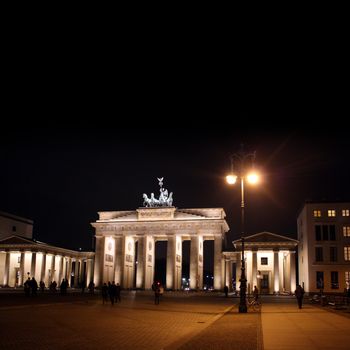 Brandenburg gate of one of the many attractions berlin