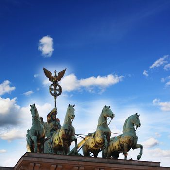 Brandenburg gate of one of the many attractions berlin