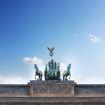 Brandenburg gate of one of the many attractions berlin