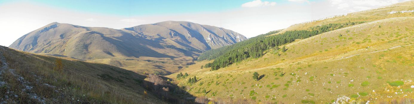 Mountains of Northwest caucasus