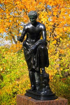 Statue in the park Tsarskoye Selo, Russia