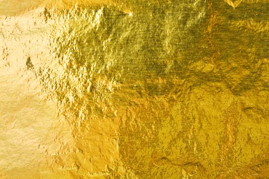 Gold foil abstract texture