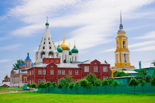 Orhodox Churches in the Kolomna kremlin, Russia