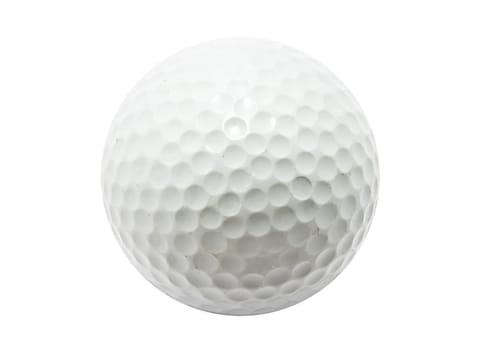 Golf ball isolated on white background