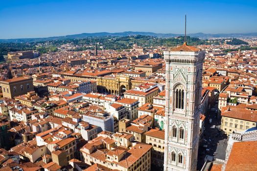 View from the dome of Florence Cathedral, Italy
