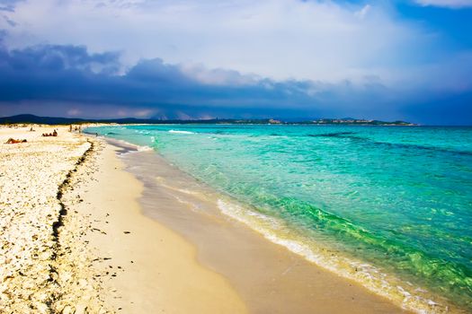 Beautiful beach La Cinta near San-Teodoro, Sardinia, Italy