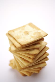 Tasty cookies isolated on the white