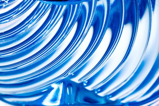 Stock photo: an image of a blue background of curve stripes