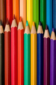 Stock photo: an image of many coloured pencils