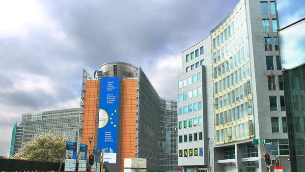  European Parliament in Brussels. Belgium
