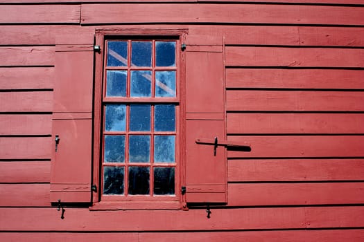 A Old window with shutters