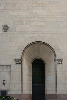 old arched door