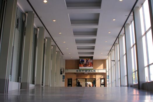 skywalk walkway at toronto union station