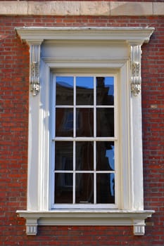 victorian window and frame architectural detail