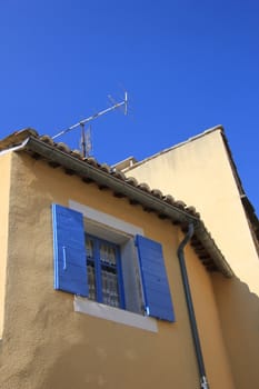 Window of a house in the Provence, France